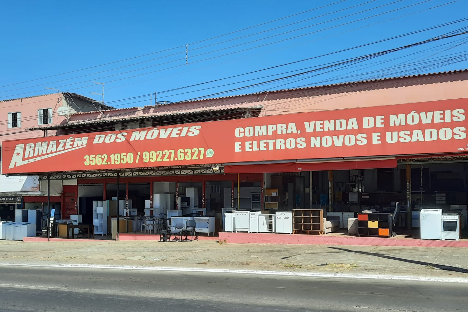Interior da loja Armazém dos Móveis em Taguatinga Norte